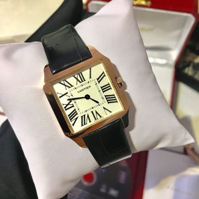 Cartier 44*35MM for Men 38*30MM For Lady Swiss Quartz Movement Rose Gold Bezel Watch